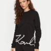 KARL LAGERFELD Суитшърт A1W20010 Черен Regular Fit за Жени цена