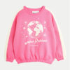 Mini Rodini Суитшърт Society 2472011928 Розов Regular Fit за Момичета цена