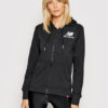 New Balance Суитшърт Essentials WJ03530 Черен Relaxed Fit за Жени цена