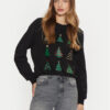 ONLY Суитшърт Yda Xmas 15270956 Черен Regular Fit за Жени цена