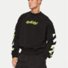 Off-White Суитшърт OMBA067S23FLE0011050 Черен Regular Fit за Мъже цена