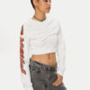 PINKO Суитшърт 103259 A1QG Бял Regular Fit за Жени цена