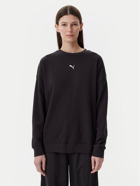 Puma Суитшърт Ess 685401 Черен Oversize за Жени цена