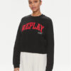Replay Суитшърт W3104.000.23591 Черен Regular Fit за Жени цена