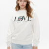 Replay Суитшърт W3616C.000.22890CS Бял Relaxed Fit за Жени цена