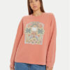 Roxy Суитшърт East Side ERJKT04191 Розов Boxy Fit за Жени цена