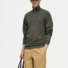 Selected Homme Суитшърт 16094477 Зелен Regular Fit за Мъже цена