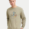 Solid Суитшърт Mulder 21108364 Бежов Regular Fit за Мъже цена