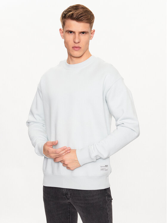 Solid Суитшърт 21107419 Син Regular Fit за Мъже цена