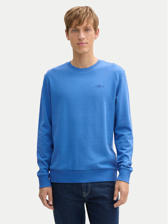 Tom Tailor Суитшърт 1045939 Син Regular Fit за Мъже цена