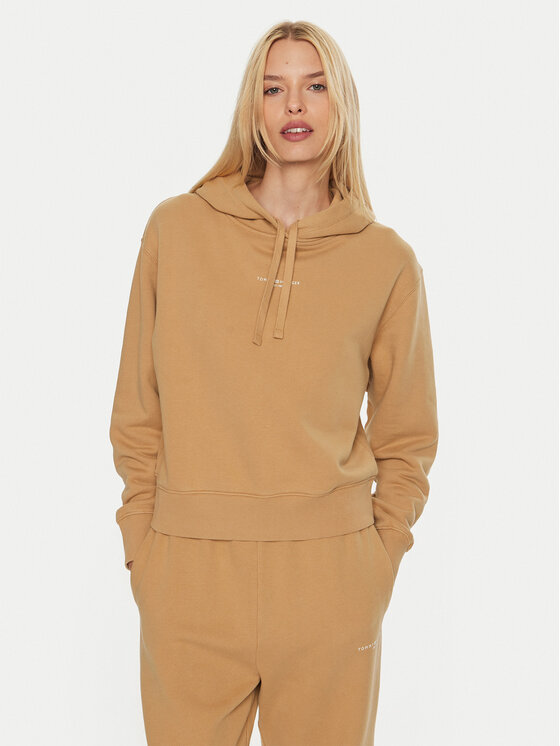 Tommy Hilfiger Суитшърт WW0WW42896 Бежов Regular Fit за Жени цена