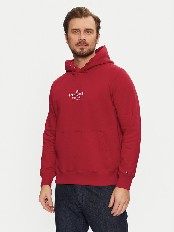 Tommy Hilfiger Суитшърт MW0MW39050 Червен Regular Fit за Мъже цена