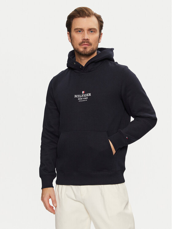 Tommy Hilfiger Суитшърт MW0MW39050 Тъмносин Regular Fit за Мъже цена