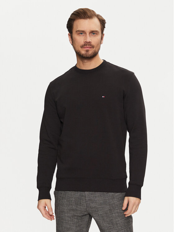 Tommy Hilfiger Суитшърт Essential MW0MW37237 Черен Regular Fit за Мъже цена