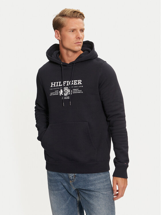 Tommy Hilfiger Суитшърт MW0MW35527 Тъмносин Regular Fit за Мъже цена