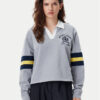 Tommy Jeans Суитшърт Varsity DW0DW20312 Сив Relaxed Fit за Жени цена