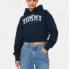 Tommy Jeans Суитшърт Varsity DW0DW19291 Тъмносин Relaxed Fit за Жени цена