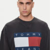 Tommy Jeans Суитшърт Big Flag DM0DM19222 Черен Relaxed Fit за Мъже цена