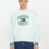 Tommy Jeans Суитшърт Boxy Arched Logo DM0DM16375 Зелен Boxy Fit за Мъже цена