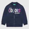 United Colors Of Benetton Суитшърт 3J70G500V Тъмносин Regular Fit за Момичета цена