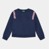 United Colors Of Benetton Суитшърт 36FPC10E7 Тъмносин Loose Fit за Момичета цена