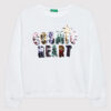 United Colors Of Benetton Суитшърт 3J68C101I Бял Regular Fit за Момичета цена