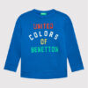 United Colors Of Benetton Суитшърт 3J70G104B Син Regular Fit за Момчета цена