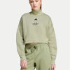 adidas Суитшърт Signature Graphic JE3899 Зелен Loose Fit за Жени цена