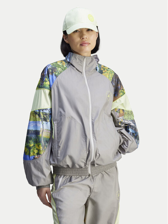 adidas by Stella McCartney Суитшърт Stella McCartney Earth Collage JG5793 Сив Loose Fit за Жени цена