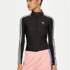 adidas Суитшърт adicolor 3-Stripes JD5025 Черен Slim Fit за Жени цена
