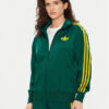 adidas Суитшърт adicolor Classic Firebird JP2299 Зелен Loose Fit за Жени цена