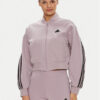 adidas Суитшърт Future Icons 3-Stripes IS3652 Виолетов Loose Fit за Жени цена