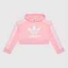 adidas Суитшърт adicolor Cropped HD2008 Розов Loose Fit за Момичета цена