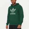 adidas Суитшърт adicolor Classic Trefoil JN7011 Зелен Regular Fit за Мъже цена