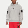 adidas Суитшърт Future Icons 3-Stripes JD4847 Сив Regular Fit за Мъже цена