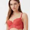 Hunkemöller Сутиен push-up Arabella 206386 Червен за Жени цена