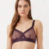 DKNY Сутиен без банели DK4084 Виолетов за Жени цена