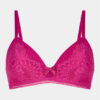 Hunkemöller Сутиен без банели Bessie Non Wired Low D Pu 202655 Розов за Жени цена