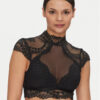 Hunkemöller Сутиен-топ Daisy 205499 Черен за Жени цена