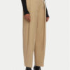 Balmain Текстилни панталони DF0PQ315CF47 Бежов Regular Fit за Жени цена