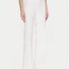 Elisabetta Franchi Текстилни панталони PA-078-51E2-V300 Бял Regular Fit за Жени цена