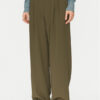 Gap Текстилни панталони 855968-02 Зелен Straight Fit за Жени цена