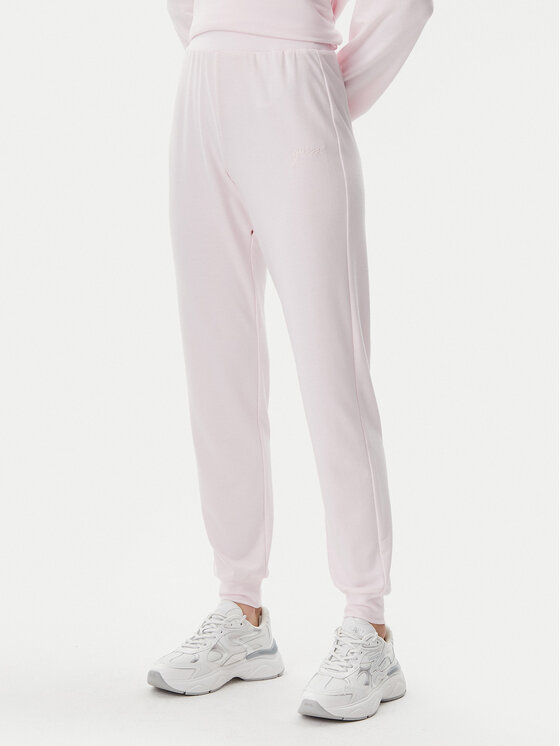 Текстилни панталони Guess за Жени цена