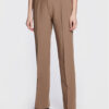Herskind Текстилни панталони Valentina 4647668 Бежов Regular Fit за Жени цена