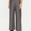 Max Mara Leisure Текстилни панталони Foggia 2426786108 Сив Wide Leg за Жени цена