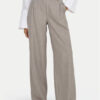 ONLY Текстилни панталони Linda 15336761 Бежов Straight Fit за Жени цена