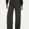 ONLY Текстилни панталони Ginny 15331492 Кафяв Wide Leg за Жени цена