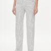 ONLY Текстилни панталони Merle 15312896 Бял Wide Leg за Жени цена