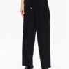 United Colors Of Benetton Текстилни панталони 40K6DF035 Черен Relaxed Fit за Жени цена
