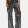 Vero Moda Текстилни панталони Ellen 10319016 Черен Straight Fit за Жени цена